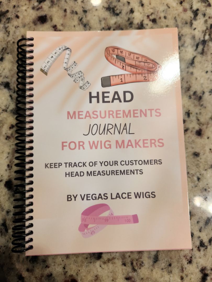 Head Measurements Journal for Wig Makers