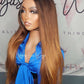 HD Invisible Lace Wig Ombre HoneyBrown