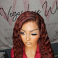 HD Invisible Lace Red Ginger Wig