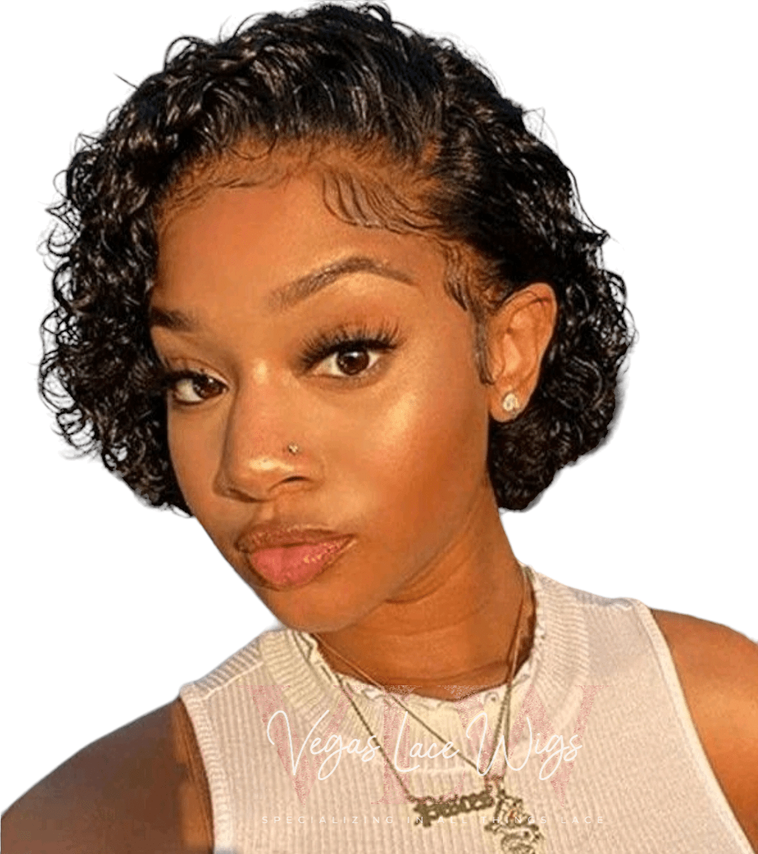 Invisbile Lace Pixie Cut Wig